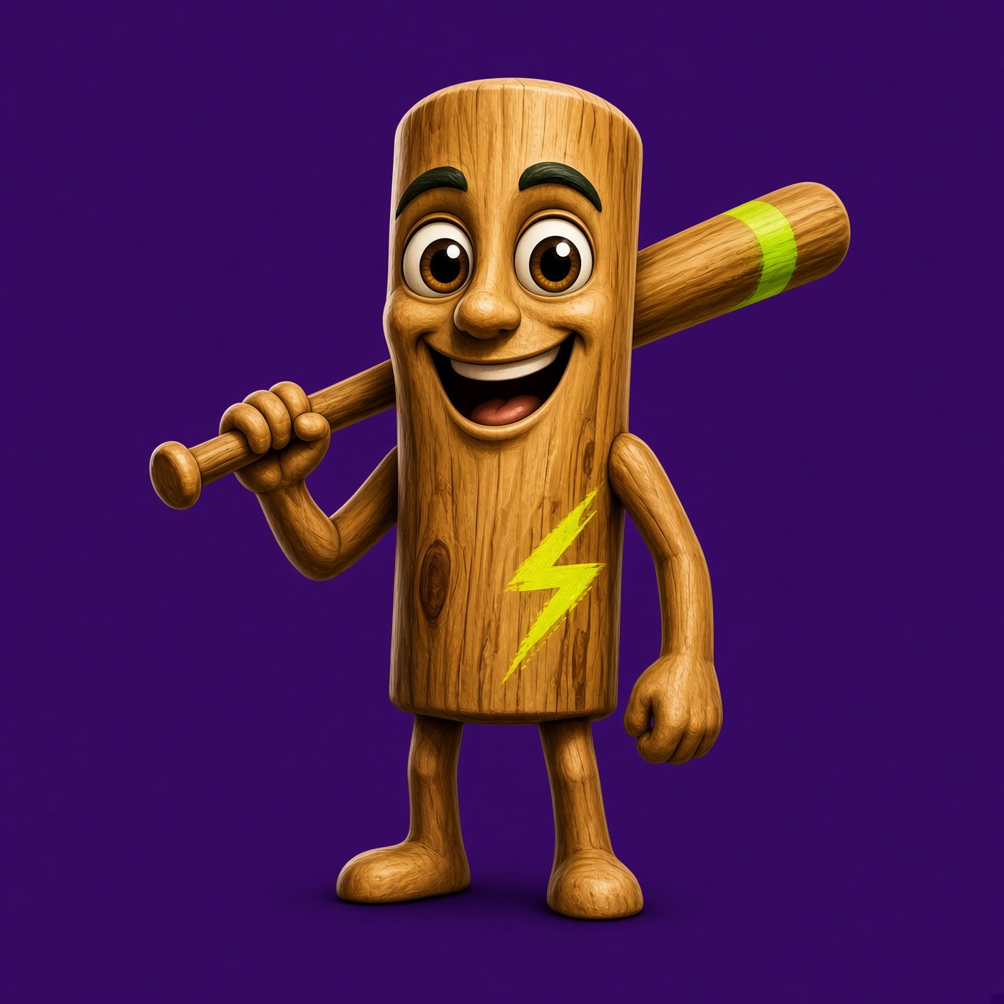 Tung Tung Tung Sahur, the wooden warrior with a bat
